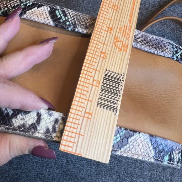 Madewell Sydney Crossbody Bag Snakeskin Embossed Leather Handle Removable Strap - Picture 11 of 16